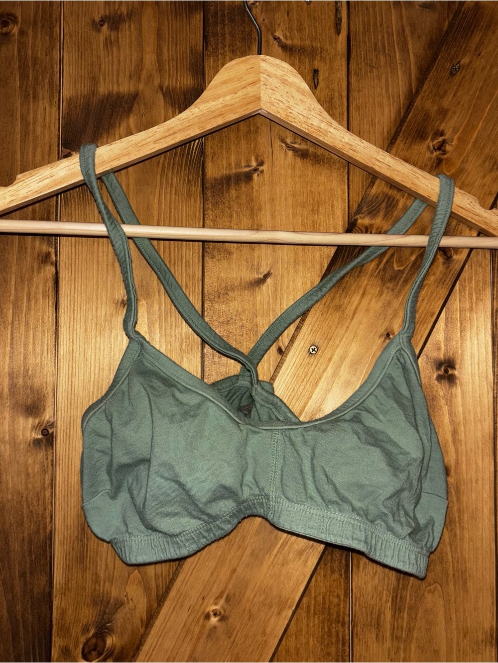 Pansy Co Organic cross-back bralette